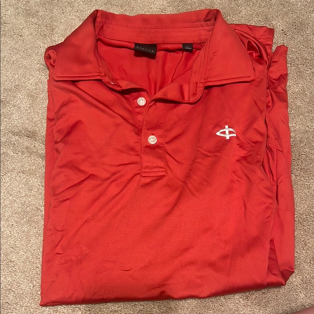 Red Polo golf Shirt